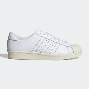 White Adidas Superstars 80s Recon